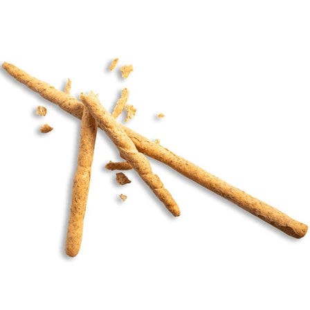 GUSTO SQUISTO Grissini pełnoziarniste na zakwasie drożdżowym z mąką pełnoziarnistą 200 g