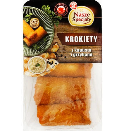 WIODĄCA MARKA Nasze Specjały Krokiety z kapustą i grzybami 400 g