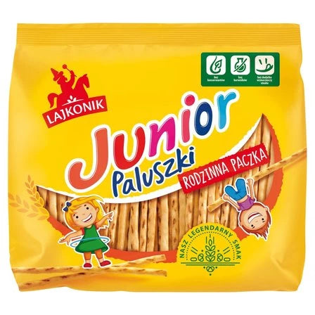 LAJKONIK Junior Paluszki o smaku waniliowym 280 g