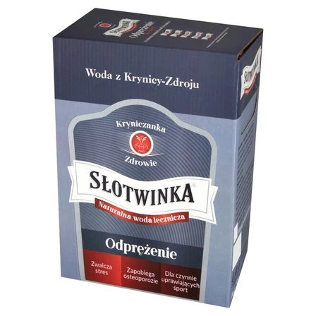 SŁOTWINKA Naturalna woda lecznicza odprężenie 3 L