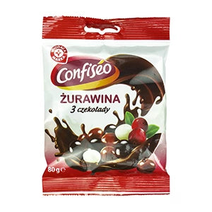 WIODĄCA MARKA Żurawina w czekoladzie mix 80 g