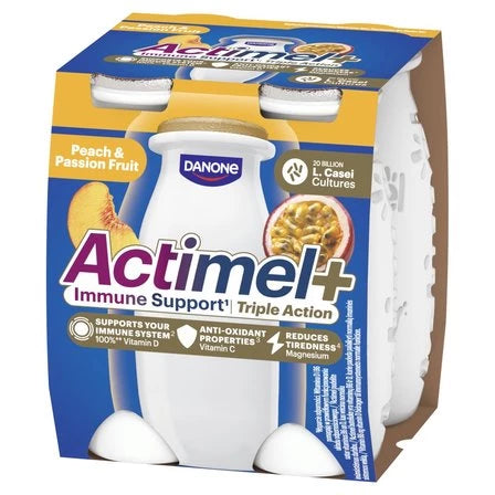 ACTIMEL Napój jogurtowy o smaku brzoskwinia-marakuja (4 x 100 g) 400 g