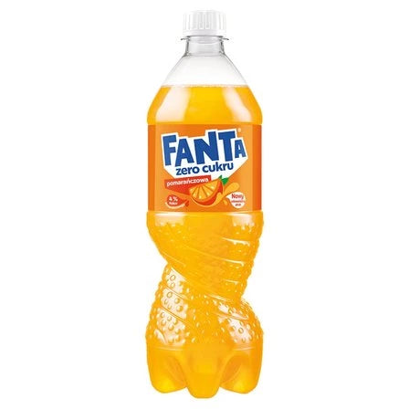 FANTA Zero cukru Napój gazowany o smaku pomarańczowym 850 ml
