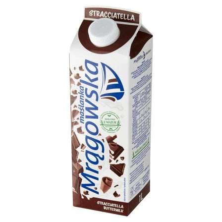 MLEKPOL Maślanka Mrągowska stracciatella 1 L