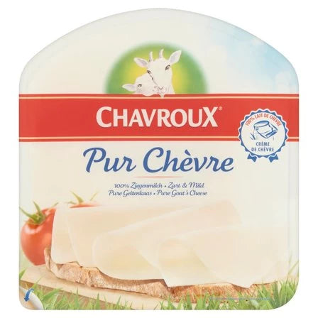 CHAVROUX Pur Chèvre Ser dojrzewający z mleka koziego w plastrach 120 g