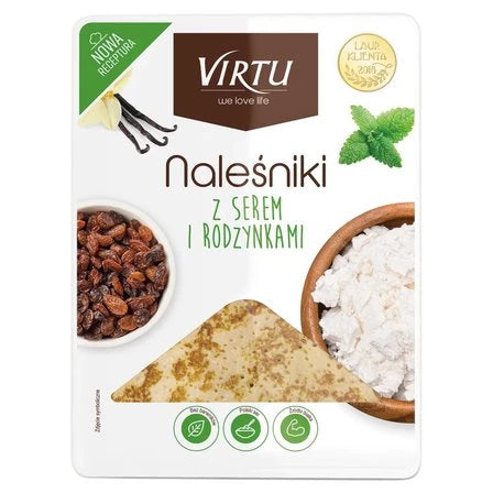 VIRTU Naleśniki z serem i rodzynkami 400 g