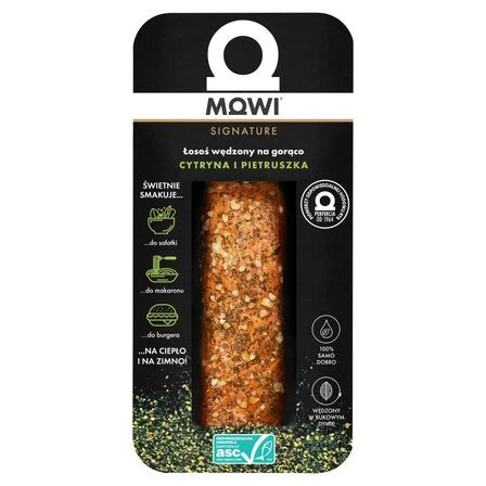 MOWI Signature Łosoś wędzony na gorąco cytryna i pietruszka 125 g