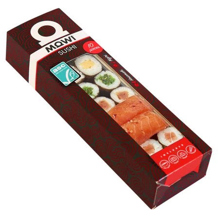 MOWI Zestaw sushi (10 kawałków) 199 g
