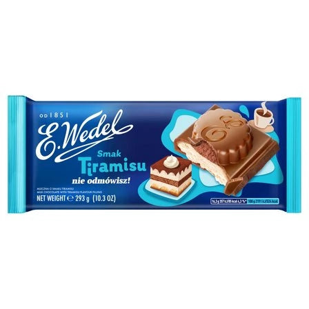 E. WEDEL Czekolada mleczna o smaku tiramisu 293 g
