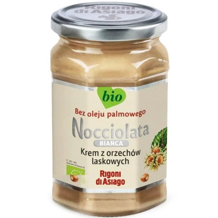 RIGONI DI ASIAGO Nocciolata Bianka krem z orzechów laskowych bez dodatku kakao 270 g
