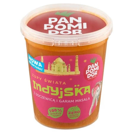 PAN POMIDOR Zupy świata indyjska z soczewicą i garam masala 400 g