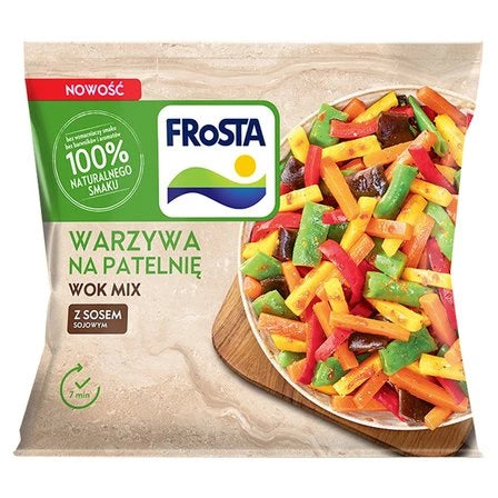 FROSTA Warzywa na patelnię wok mix z sosem sojowym 400 g