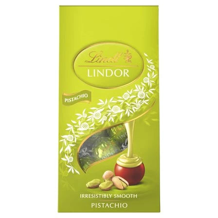 LINDT Lindor Pistachio Praliny z czekolady mlecznej 100 g