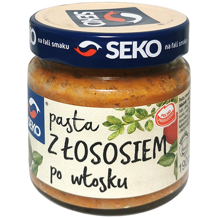 SEKO Pasta z łososiem po włosku 190 g