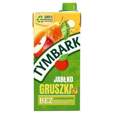 TYMBARK Napój owocowy jabłko gruszka 1 L