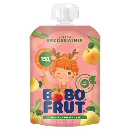 BOBO FRUT Deserek jabłko brzoskwinia 150 g