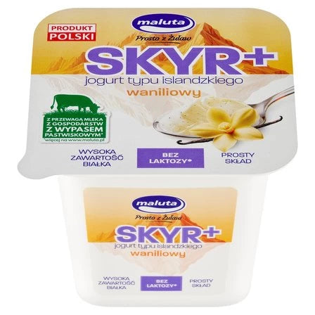 MALUTA Skyr+ Jogurt typu islandzkiego waniliowy 200 g