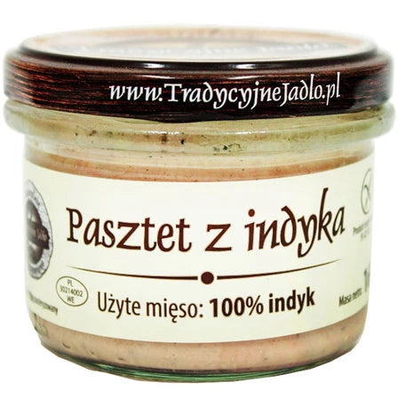 TRADYCYJNE JADŁO Pasztet z indyka 160 g