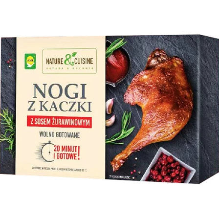 AMI Chef Recommends Nogi z kaczki z sosem żurawinowym (Nogi z kaczki 450g + Sos żurawinowy 60g) 510 g