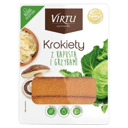 VIRTU Krokiety z kapustą i grzybami 400 g