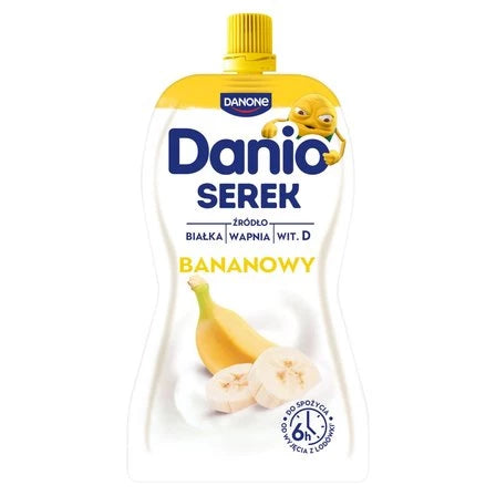 DANIO Serek homogenizowany bananowy 120 g