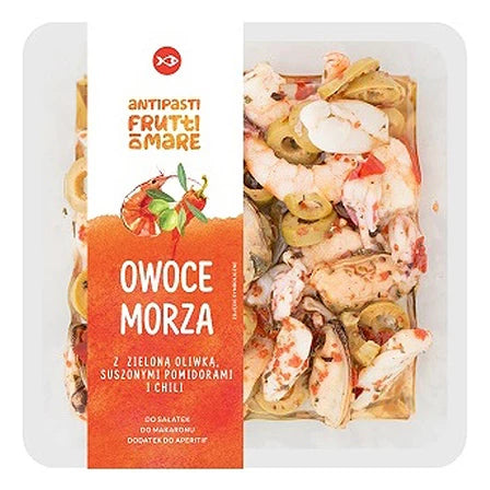MIRKO Owoce morza z zieloną oliwką suszonymi pomidorami i chili 150 g