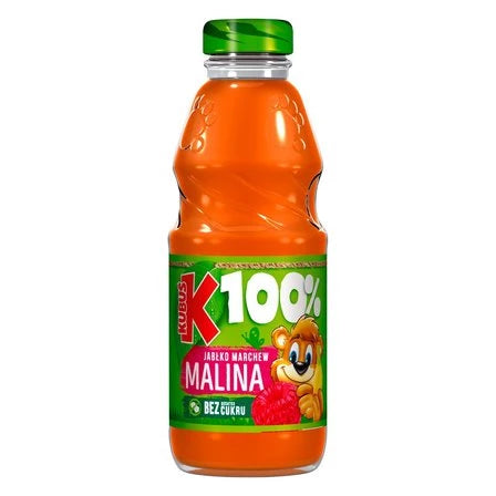 KUBUŚ 100% Sok jabłko marchew malina 300 ml