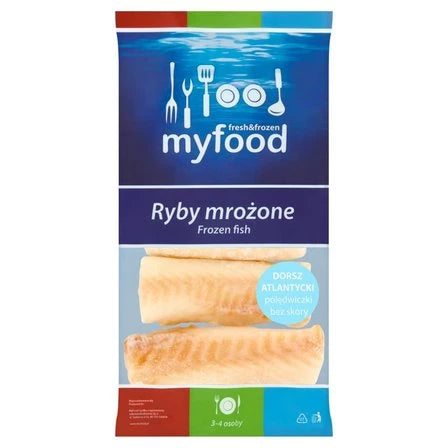MYFOOD Ryby mrożone Dorsz atlantycki polędwiczki bez skóry 450 g