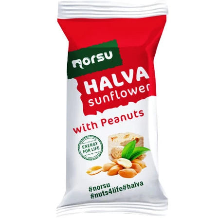 NORSU Chałwa słonecznikowa z orzeszkami ziemnymi 210 g