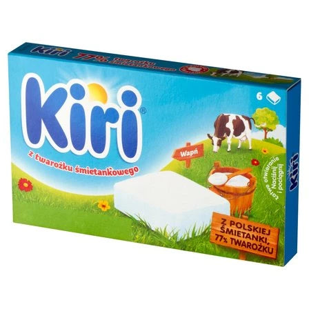 KIRI Ser topiony z twarożku śmietankowego (6 szt.) 100 g